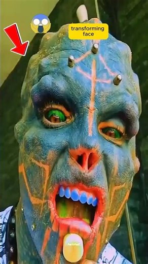 "From Human to Alien: Step-by-Step Transformation! 👽✨ #alien #mindblown "#youtubeshorts