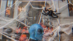 Watch Alien mask Realistic latex Halloween Latex Party Adult Mask on Amazon Live