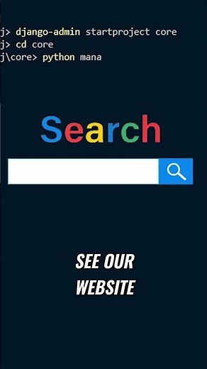 Create a website with Python's Django | #python