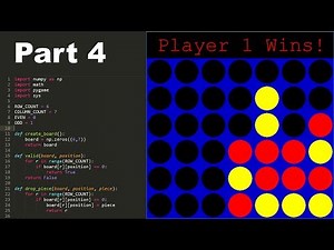 How to Program Connect 4 in Python! (part 4) - Game Animation & Additional Features