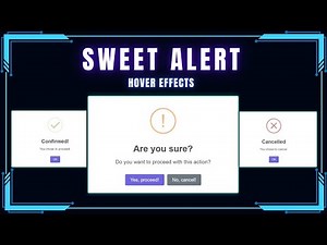SIMPLE SWEET ALERT USING HTML, CSS & JS | #11
