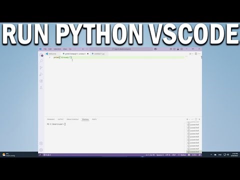 How To Run Python program in VS Code