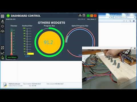 Python, Arduino, PYQT, HMI, Modern GUI