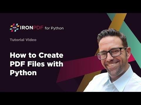 How to Create PDF Files in Python | IronPDF