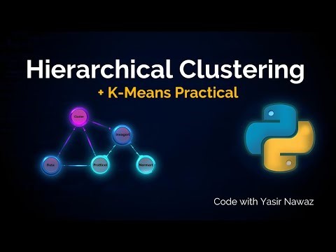 Hierarchical Clustering Explained | Geometrical Intuition + K-Means Practical