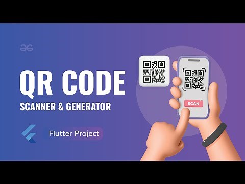 Create a QR CODE SCANNER and GENERATOR Application using Flutter | Flutter Projects | GeeksforGeeks