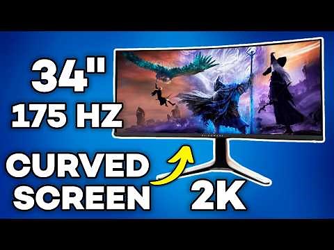 Alienware AW3423DW 34" Gaming Monitor | Deep Blacks & Superior Color Accuracy