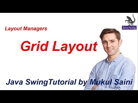 #26 Java Swing Tutorial | Layout Managers | Grid Layout