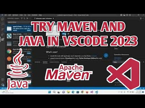 How to Setup Java Maven Project using visual studio code 2023 - Try Maven and Java in VS Code