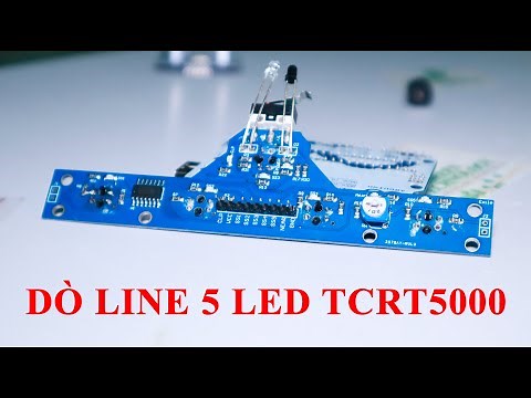 Arduino | Cảm biến Dò Line 5 Led TCRT5000 | Dò Line 5 Mắt