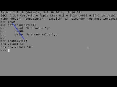 Python 24: Passing by Value and by Reference