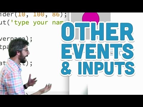 8.6: Other Events and Inputs - p5.js Tutorial