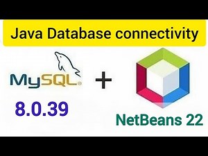 Java Database Connectivity || How to connect MYSQL 8.0.39 and NetBeans 22 || #jdbc #jdbctutorial