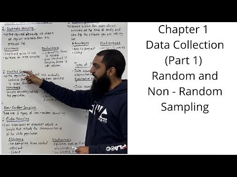 Edexcel AS Level Maths: Chapter 1 Data Collection (Part 1) - Random Sampling and Non-Random Sampling