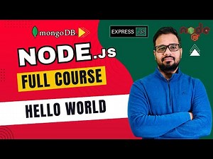 NodeJS Tutorial in Hindi #3 - Your First Node App | Hello World