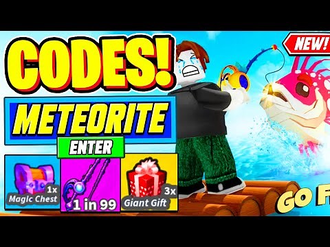 ⚠️New⚠️ ALL WORKING METEORITE UPDATE CODES For Go Fishing - Roblox Go Fishing Codes 2025