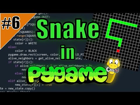 Programming Snake in Python #6 | Pygame Tutorial (German) | The Apple and Completion of the Project