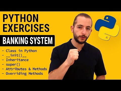 OOP Python Exercise | Full Banking System in Python | Beginner Level | With Challenges Application