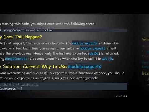 Understanding module.exports: How to Export Multiple Functions in Node.js