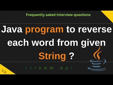 Reverse Words in a String | Java Coding Interview Question