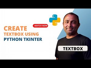 Create Textbox using Python Tkinter | Textbox with Tkinter | Python Tkinter