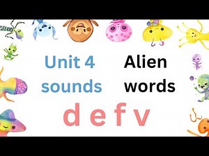 Alien words set 1 sounds practice learn to read phonics screening check primary nonsense words KS1
