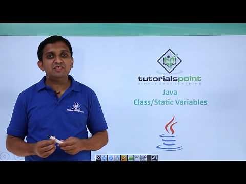 Java - Class/Static Variables