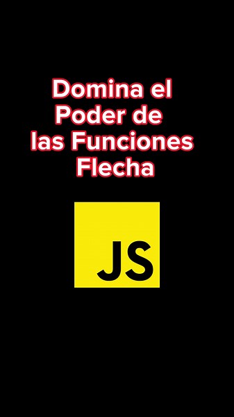 Domina las funciones flecha en JavaScript #parati #fyp #foryou #javascript #programación #funcionesjavascript