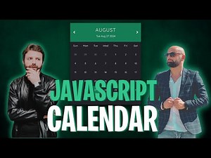 Calendar with HTML, CSS, and JavaScript - How to build calendar using HTML, CSS, and JavaScript