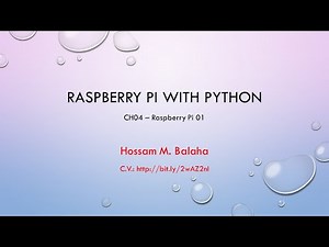 HMB | IoT | CH04 | Raspberry Pi with Python 01