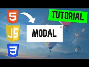 👉 como Hacer una VENTANA MODAL con JavaScript 😱