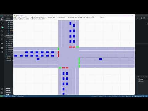 Crossroads Traffic Flow Modelling and Simulation Using Python