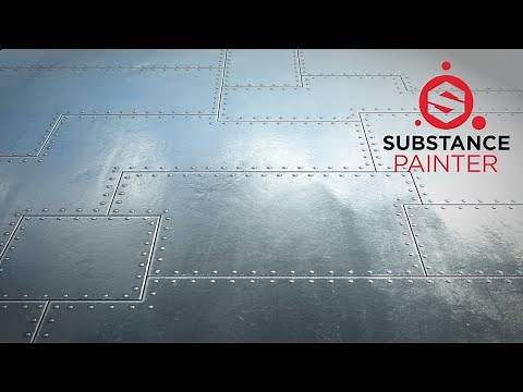 Substance Painter - Create SciFi Panels and Lines.