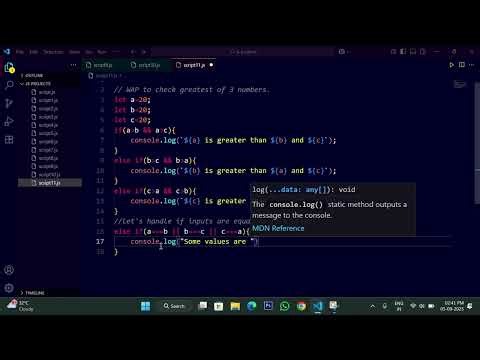 Find the Greatest of Three Numbers in JavaScript | Beginner JS Tutorial
