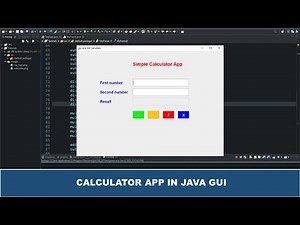 Java GUI Tutorial #38 - Make A Calculator App Using Java GUI