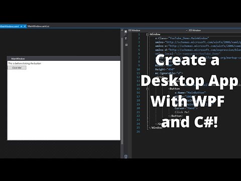 Start Building a Desktop App in WPF C# - WPF C# Tutorial Part 1