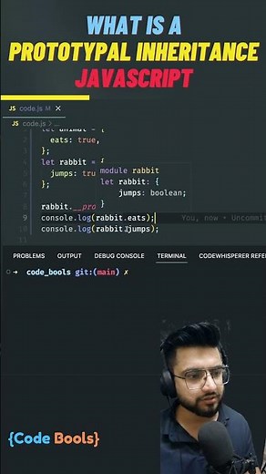 What is the Prototypal Inheritance in javascript #javascript #shorts #prototype #inheritance