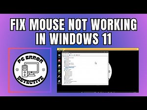 How To Fix Mouse Not Working In Windows 11 - Full Tutorial