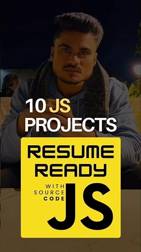 🚀 10 JavaScript Project Ideas Every CSE Student Must Build. #shorts #javascript #coding #projects