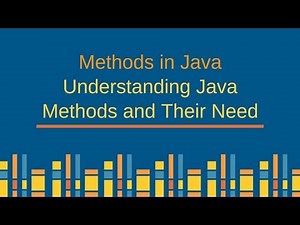 Methods in Java - Understanding Java Methods and Their Need