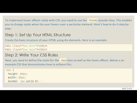 How to Add CSS Class On Hover Without JavaScript