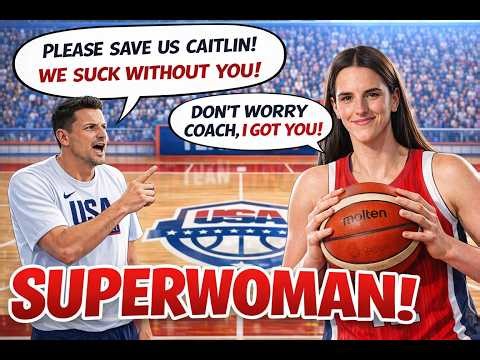 Caitlin Clark BENCHED AGAIN to START Game, THEN SAVES TEAM USA as The OTHERS Come Out LIKE TRASH!