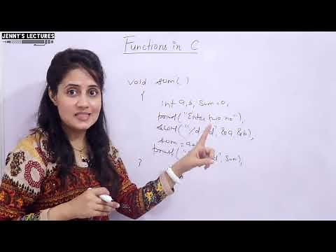 C_85 Function in C - part 2 | Function Declaration with program