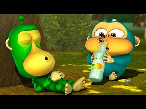 Alien Monkeys 👽 Bee | Fun Space Cartoon for Kids | WOW CLUB