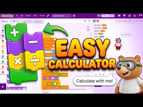 Your First Coding Project: Calculator in PictoBlox