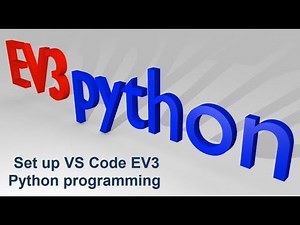 Setting up VS Code EV3 Python programming