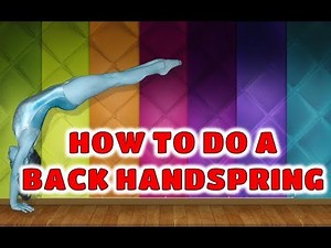 How To Do A Back Handspring EASY | Gymnastics Back Handspring Tutorial