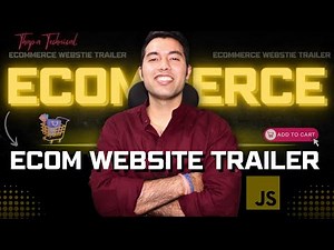 Trailer - JavaScript Course Ecommerce Website🔥Final Part -3