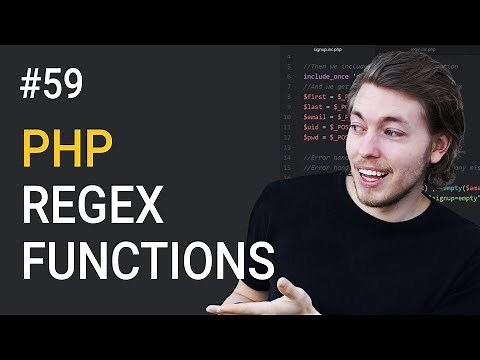 59: Functions Using Regular Expressions | PHP Tutorial | Learn PHP Programming