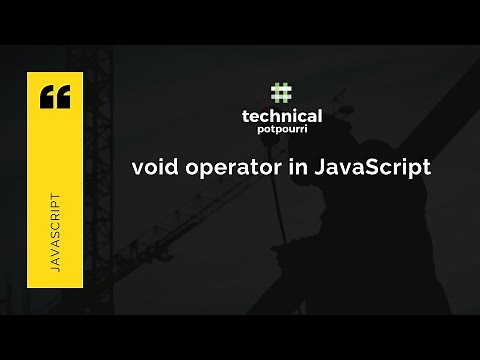 Understand JavaScript Void Operator